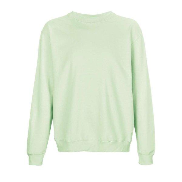 SOL'S Columbia, unisex környakas pulóver, SO04182-03814, Creamy Green-L