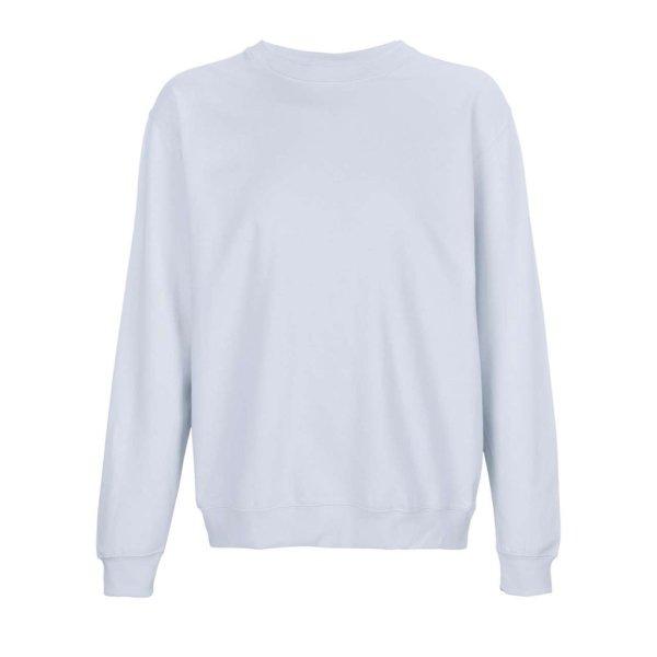 SOL'S Columbia, unisex környakas pulóver, SO04182-03814, Creamy Blue-XL