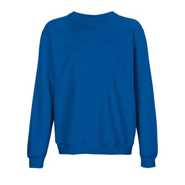 SOL'S Columbia, unisex környakas pulóver, SO04182-03814, Royal Blue-3XL