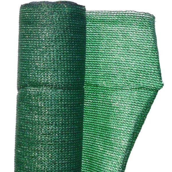 Áh zöld árnyékoló háló kerítésre 2*50 m (140g/m2)