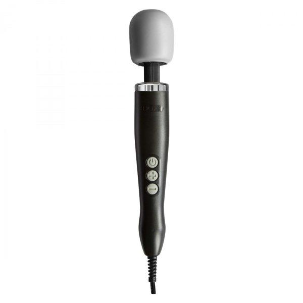Doxy Wand Black - hálózati masszírozó vibrátor 