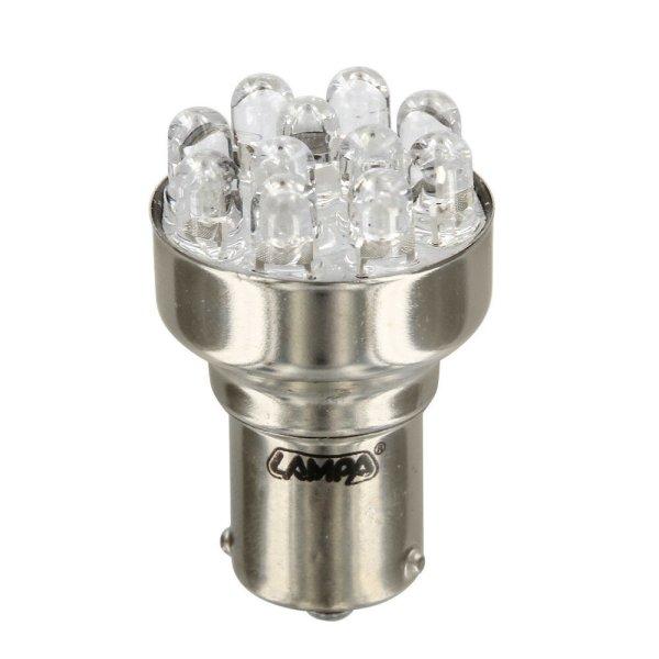 Lampa 12 V-os többfunkciós LED-es lámpa 11 LED-es - (PY21W) - BAU15s - 1 db -
Borostyánsárga