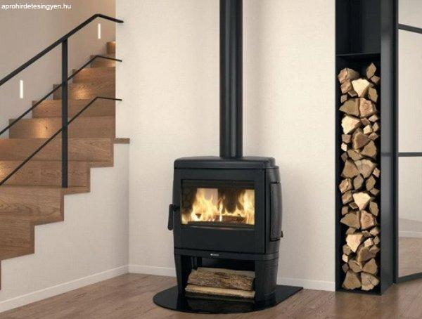 LA NORDICA TAHITI EPS ARNTHRACITE BLACK KÁLYHA HŐVISSZANYERŐ RENDSZERREL