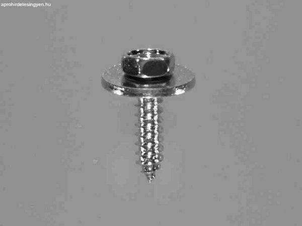 Hatlapfejű önfúró lemezcsavar alátéttel, 4,8 x 19 mm (190175)
