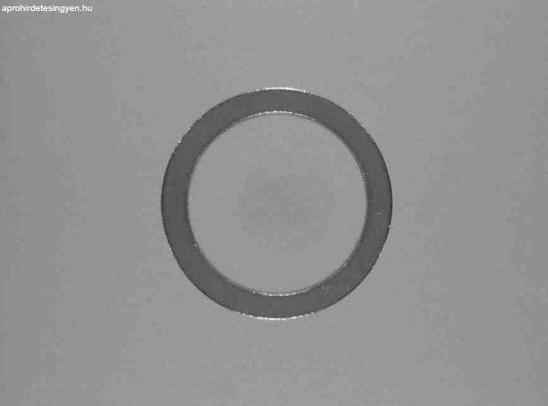 Réz alátét, 18 mm belső átmérő, 24 mm külső átmérő, 1,5 mm
vastagság