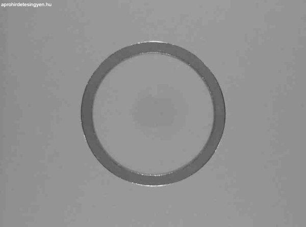 Réz alátét, 22 mm belső átmérő, 27 mm külső átmérő, 1,5 mm
vastagság