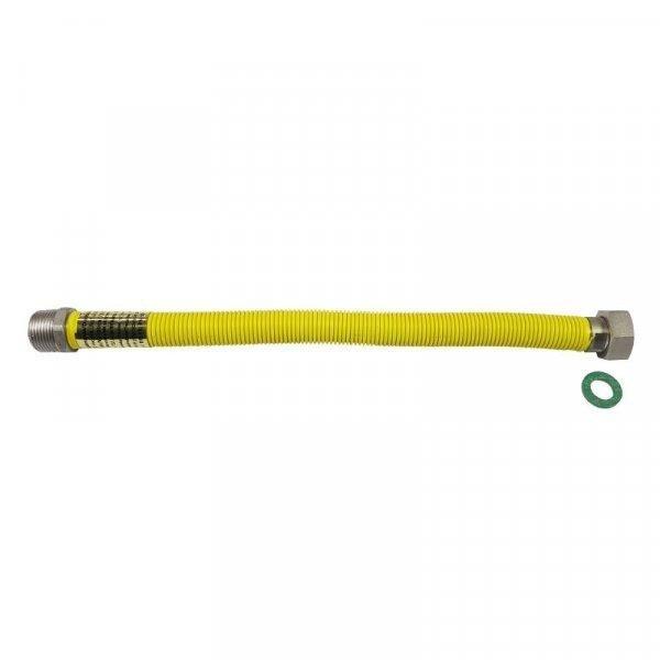 PEPE gáz nyújtható flexibilis bekötőcső K-B 1/2"-1/2" 100-200 cm
