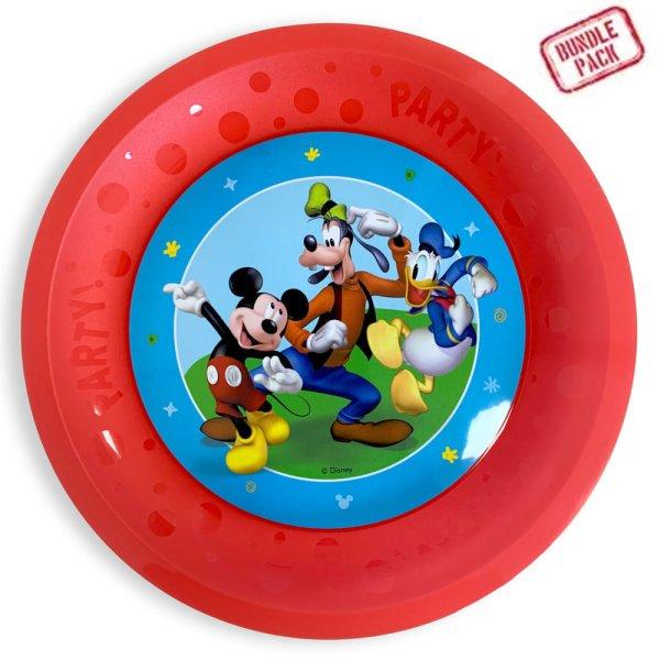Disney Mickey Rock the House micro prémium műanyag lapostányér 4 db-os szett
21 cm