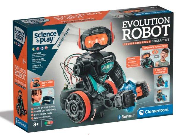 Programozható játékrobot Evolution Robot Clementoni