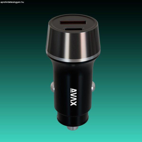 Avax CC304B CARLY 38W Car Charger Black
