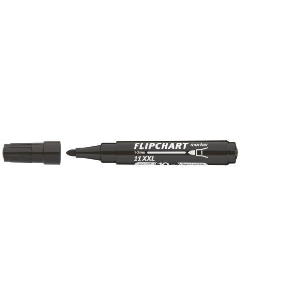 Flipchart marker vízbázisú 3mm, kerek Artip 11XXL fekete