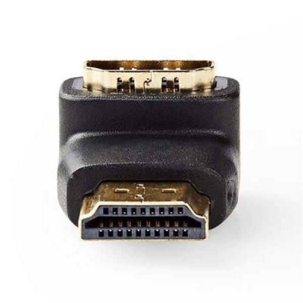 Nedis HDMI adapter, CVGB34901BK HDMI csatl HDMI kimen. Aranyozott 90°-os
szögben ABS Fekete 1 db doboz