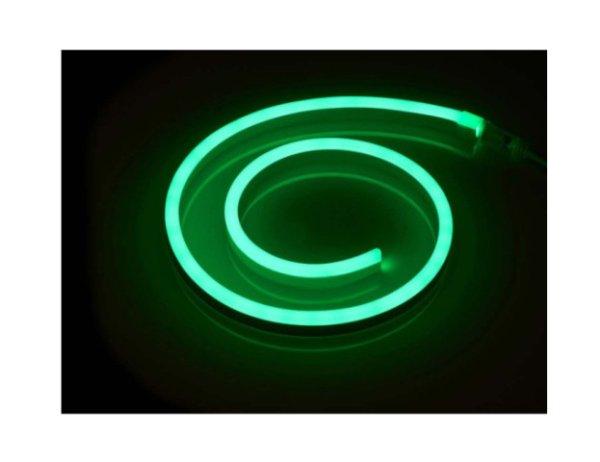 NEON LED szalag - 230V - 1m - 8W/m zöld
