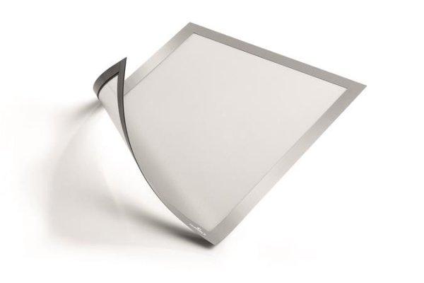Infokeret, A4, mágneses, DURABLE "DURAFRAME® MAGNETIC", ezüst -
5db/csomag