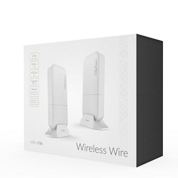 MIKROTIK RouterBOARD Wireless Wire 60GHz  + L3 (716MHz, 256MB RAM, 1xGLAN, 1x
60GHz) outdoor  kit