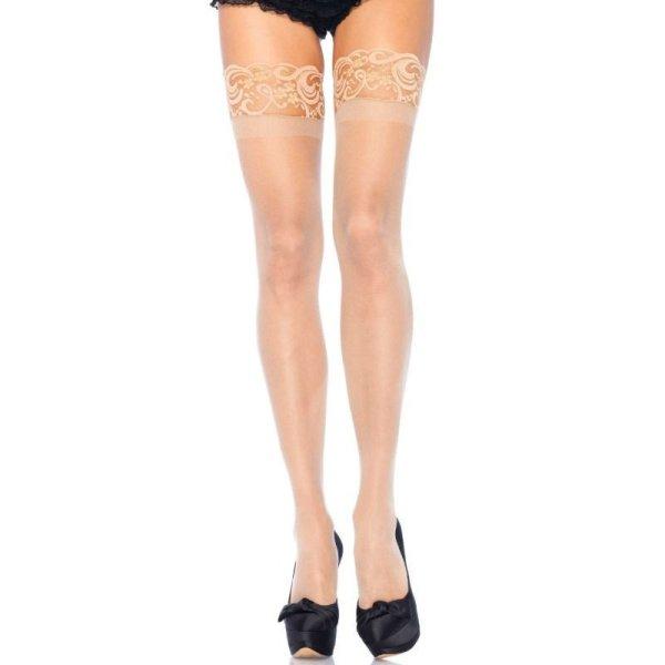 Leg Avenue – áttetsző combfix prémium plussz méretben