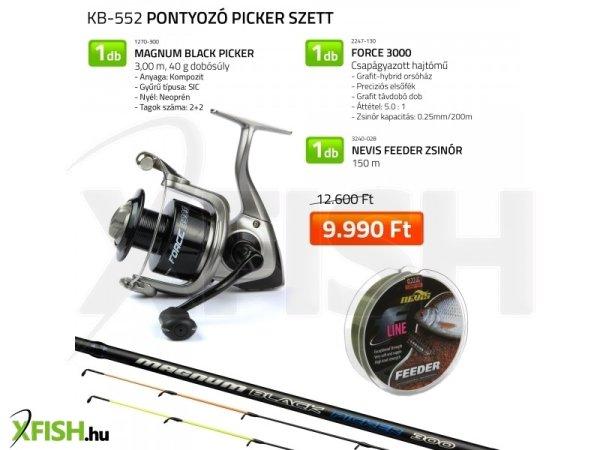 Nevis Pontyozó Picker Szett 300cm 40g 3000-es Orsóval