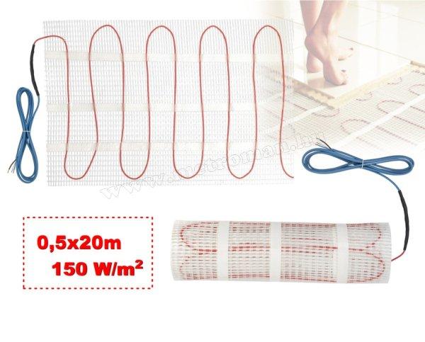 Elektromos padlófűtés, fűtőszőnyeg járólap alá 0,5x20m 1500Watt HOME
FHC100