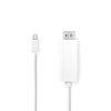Nedis mini Display port to HDMI Cable 2m White