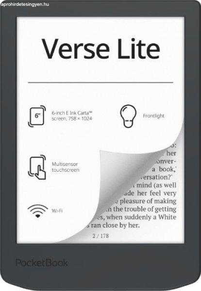PocketBook Verse Lite 6" E-book olvasó 8GB Midnight Grey