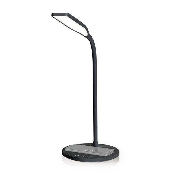 Nedis LTLGQ3M2BK LED asztali lámpa Qi 10W töltővel
