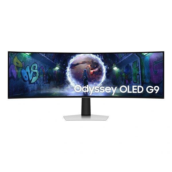 SAMSUNG Ívelt Gaming 240Hz OLED monitor 49" G93SD, 5120x1440, 32:9,
250cd/m2, 0.03ms, HDMI/MicroHDMI/DP