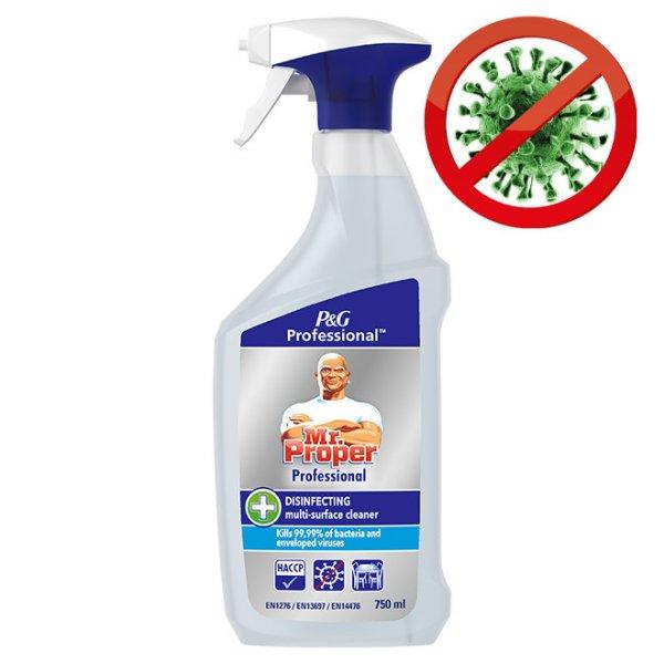 Mr. Proper Professional fertőtlenítő tisztítószer 3 az 1-ben 750 ml