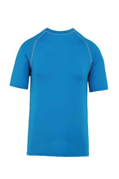 PA4007 szűk szabású unisex sztreccs surf póló Proact, Aqua Blue-2XL