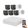 Hikvision 5 megapixeles 5 kamers kamerarendszer 30 mter l