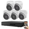 Hikvision 5 dome biztonsgi kamers IP kamera rendszer 2MP F