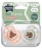 Tommee Tippee Fun Friends jtszcumi 0-6 h 2 db - rzsaszn