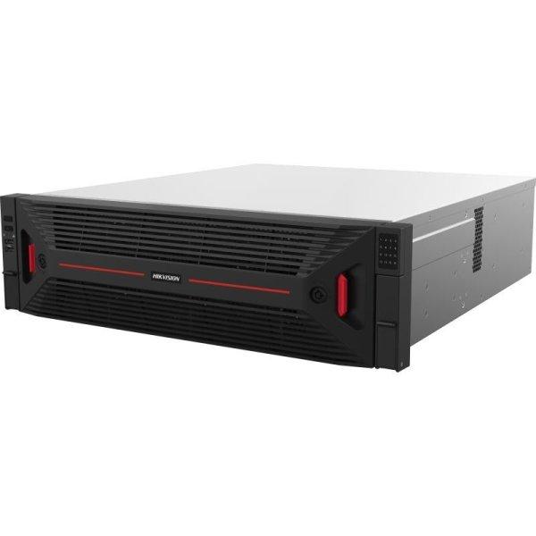 Hikvision DS-96128NI-H16R 128 csatornás NVR, 1024/1024 Mbps be-/kimeneti
sávszélesség, riasztás I/O, eSata