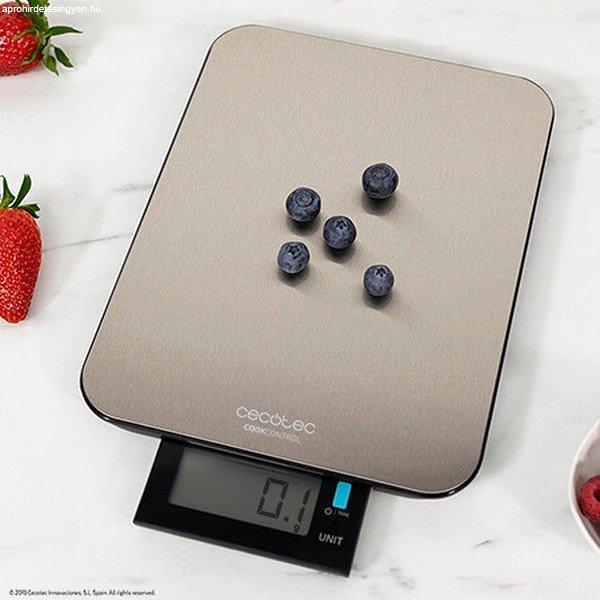 Konyhai Mérleget Cecotec Cook Control 9000 Waterproof Rozsdamentes acél