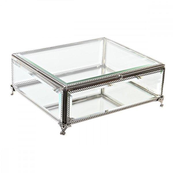 Ékszeres doboz DKD Home Decor Átlátszó Ezüst színű Fém Kristály 25 x 21
x 10 cm MOST 35446 HELYETT 20744 Ft-ért!