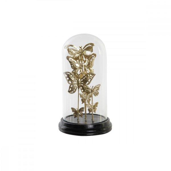 Dekoratív Figura DKD Home Decor Kristály Fekete Aranysàrga Fém Lepkék (18,5
x 18,5 x 32,5 cm) MOST 48881 HELYETT 28606 Ft-ért!
