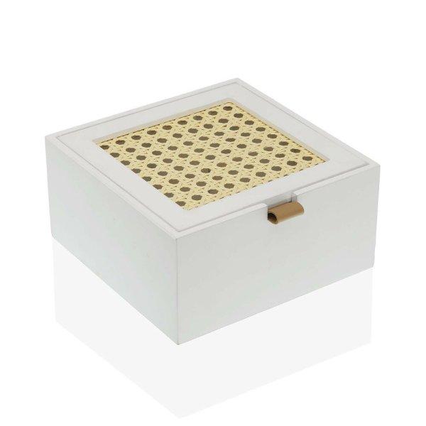Ékszeres doboz Versa Négyzetben Fehér (16 x 8 x 16 cm) MOST 12677 HELYETT
6317 Ft-ért!