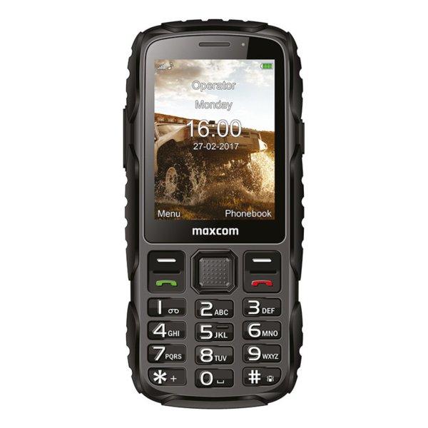Maxcom MM920L mobiltelefon, kártyafüggetlen-, ütés-, por-, víz (IP67)- és
sár ellen fekete (magyar nyelvű menüvel)