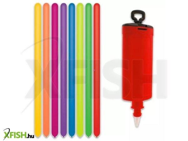 Modellező lufi 10 darabos, pumpával