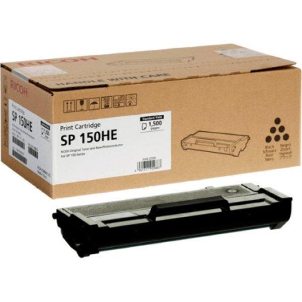 Ricoh SP150HE fekete eredeti toner, ~1500 oldal (408010)