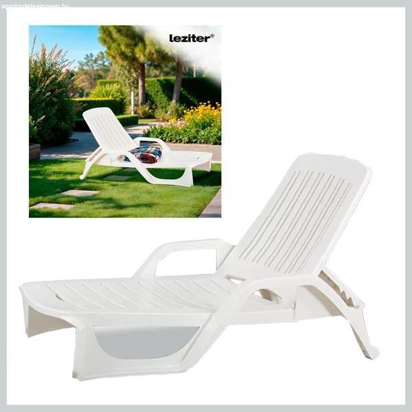 Leziter Miami napozóágy fehér LBM-WHT