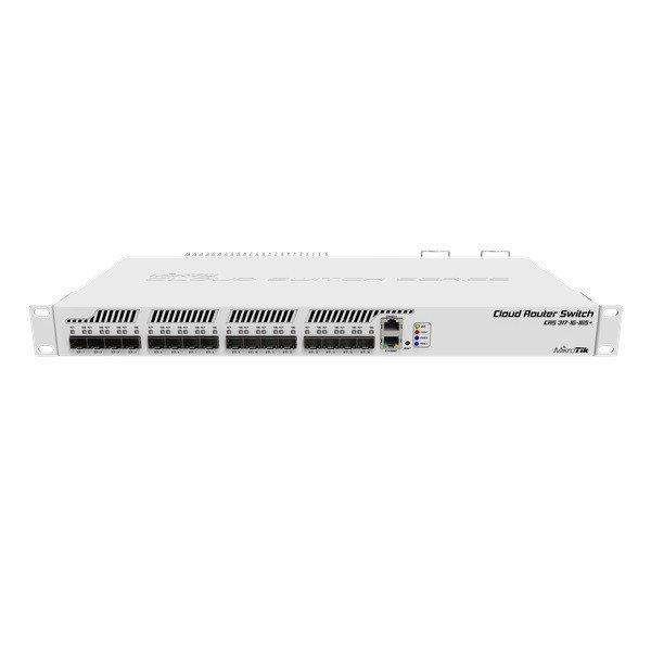 MikroTik CRS317-1G-16S+RM 1xGbE LAN, 16xSFP+, 19" Rackmount Cloud Router
Switch
