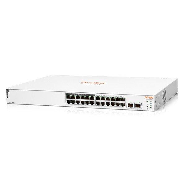 Aruba Instant On JL813A 1830 24xGbE LAN 12xPoE LAN port 2xSFP port smart
menedzselhető PoE (195W) switch