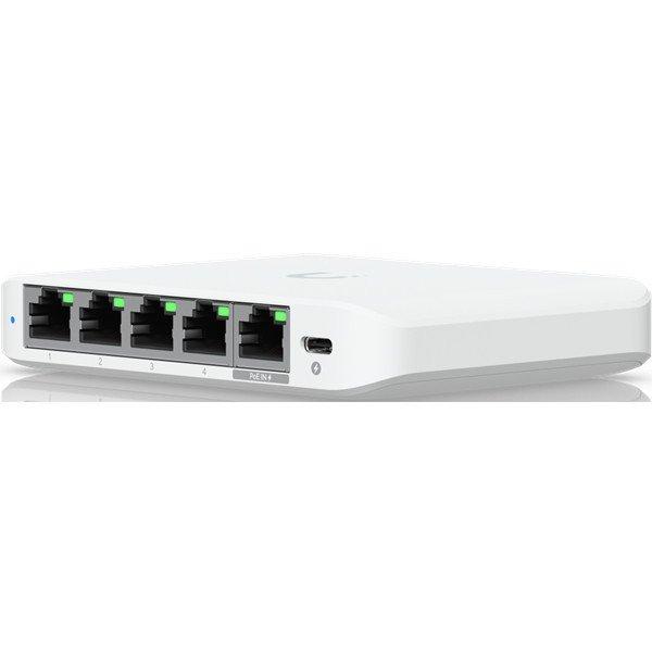 Ubiquiti UniFi USW-Flex-2.5G-5 Flex Mini 2.5G 5x2.5GbE Multi-Giga LAN port
Switch