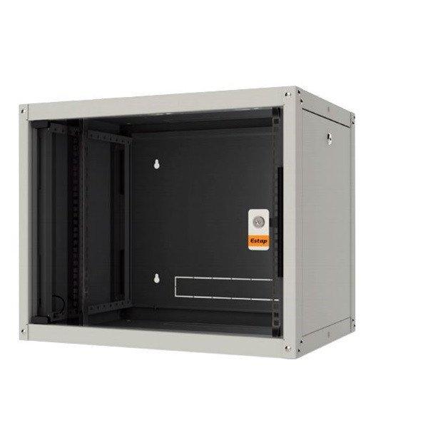 Legrand EVO16U6060P Evoline+ 19" 16U 600x600mm levehető oldallapos
üvegajtós egyrészes fali rack szekrény