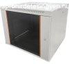Techson 600  450 mly 9U magas, fali 19"-os rackszekr