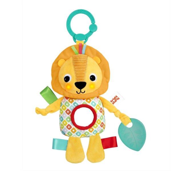 Bright Starts C-karikán játék dallamokkal, oroszlán, Huggin' Lights™,
0 hó+