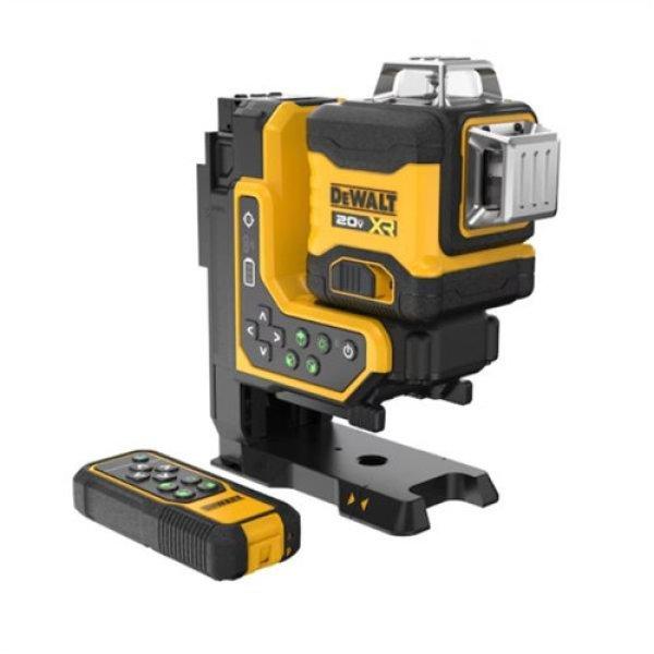 DEWALT DCLE34035B Zöld önszintező x3 360 keresztlézer távírányítóval
18V akku és töltő nélkül
