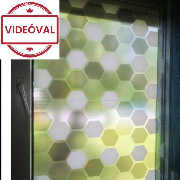 Wido hatszögek mintás ablakfólia 216-0039