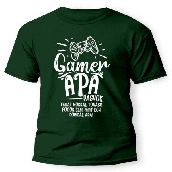 Vicces póló több színben, Gamer apa vagyok