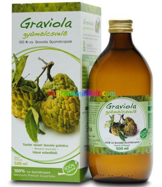 Graviola 100 %-os gyümölcsvelő 500 ml - MannaVita